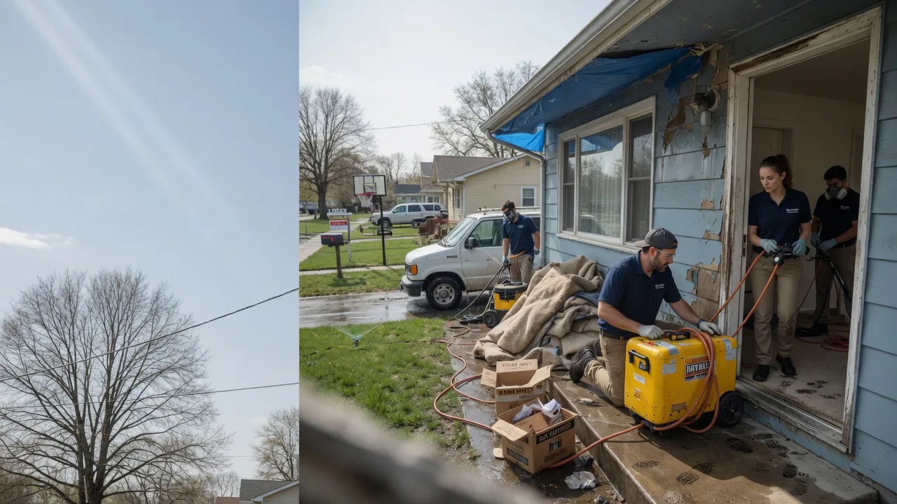 Basement Flood Cleanup in Castleton, VA near me